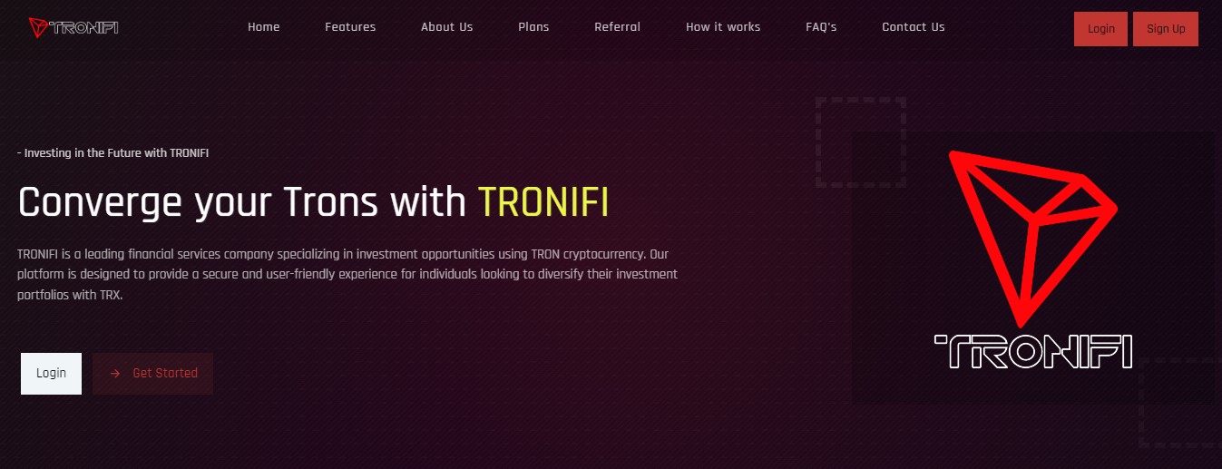 Tronifi высокодоходный инвестиционный проект